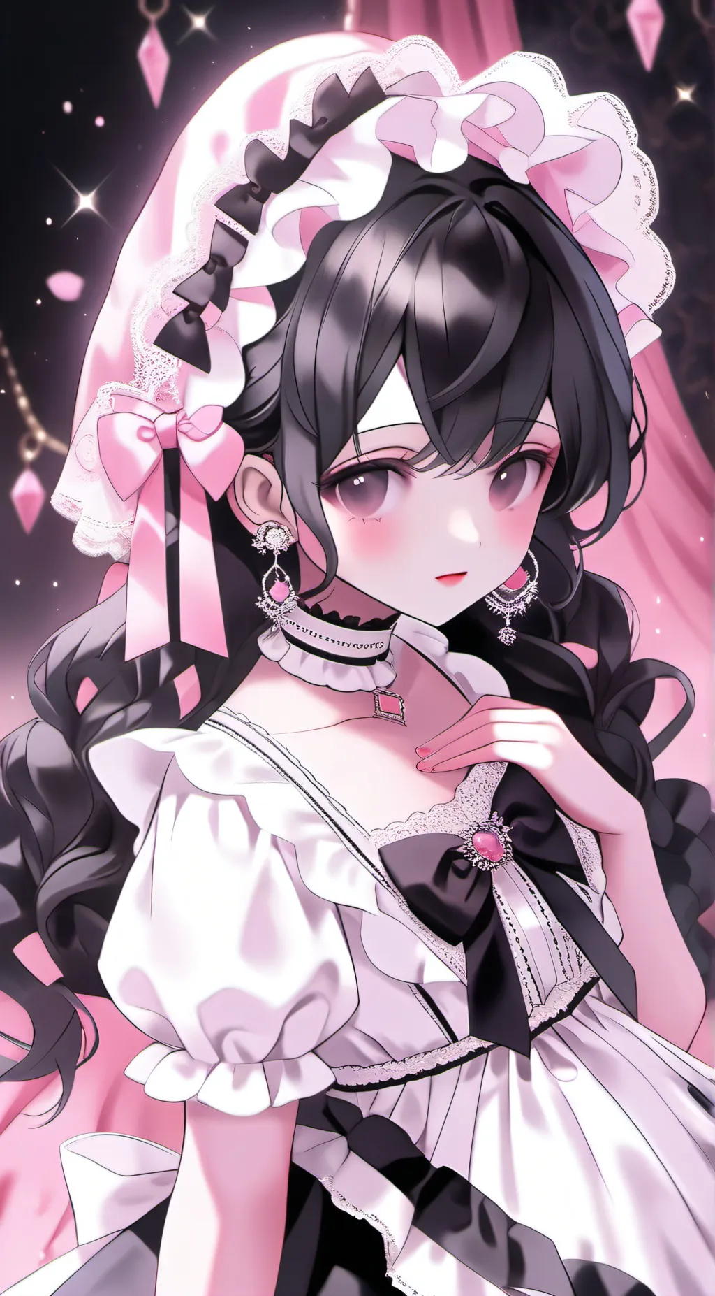 ai character: Rose background