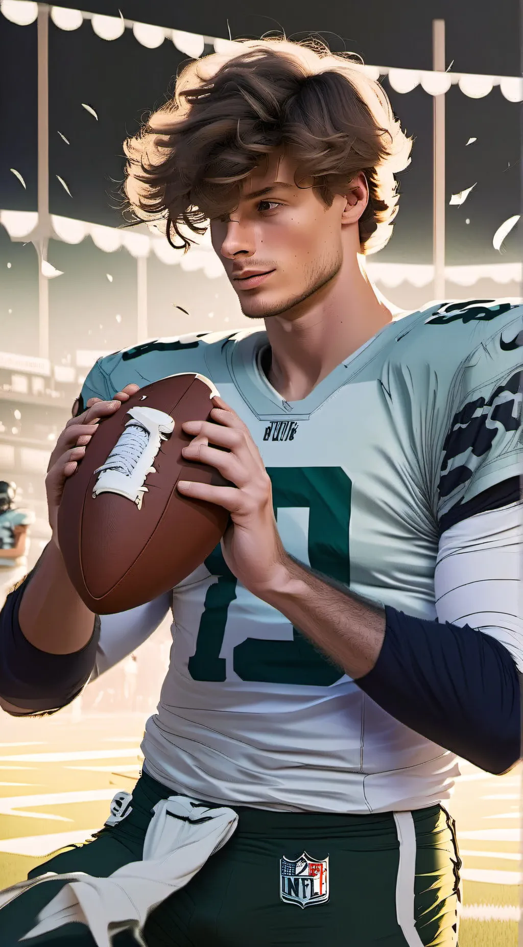 ai character: lucas  background