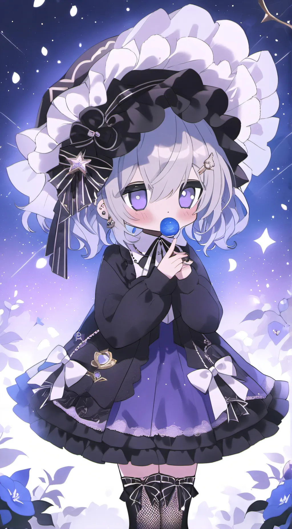 ai character: peacock background