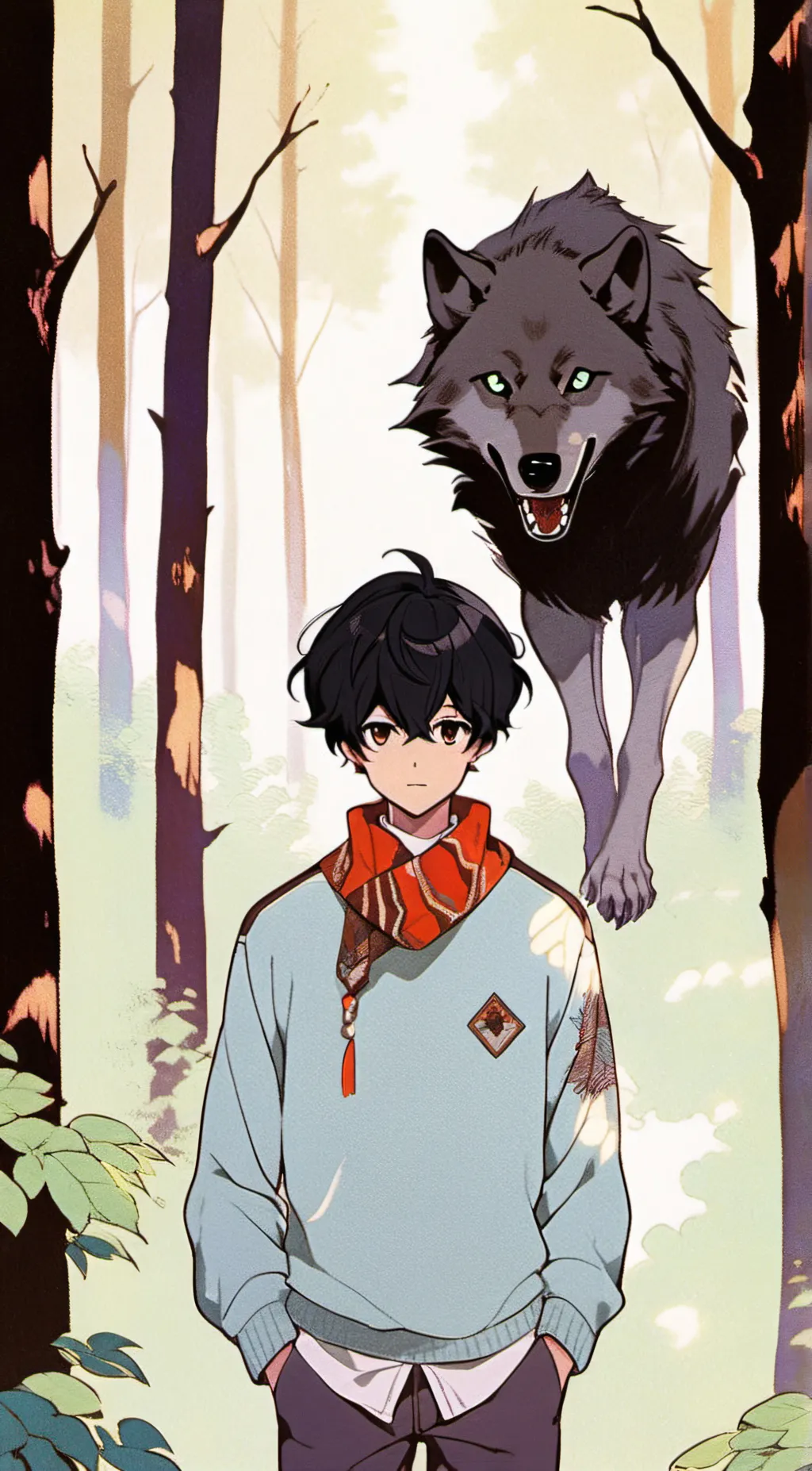 ai character: Aelx background