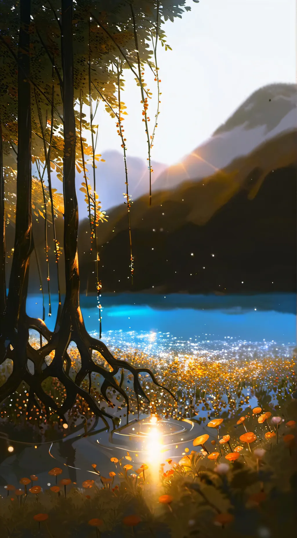 ai character: Diary. background