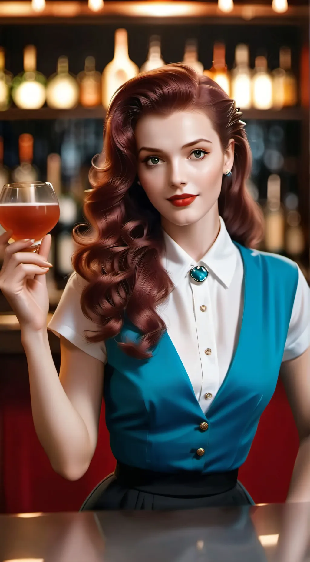 ai character: Caroline  background