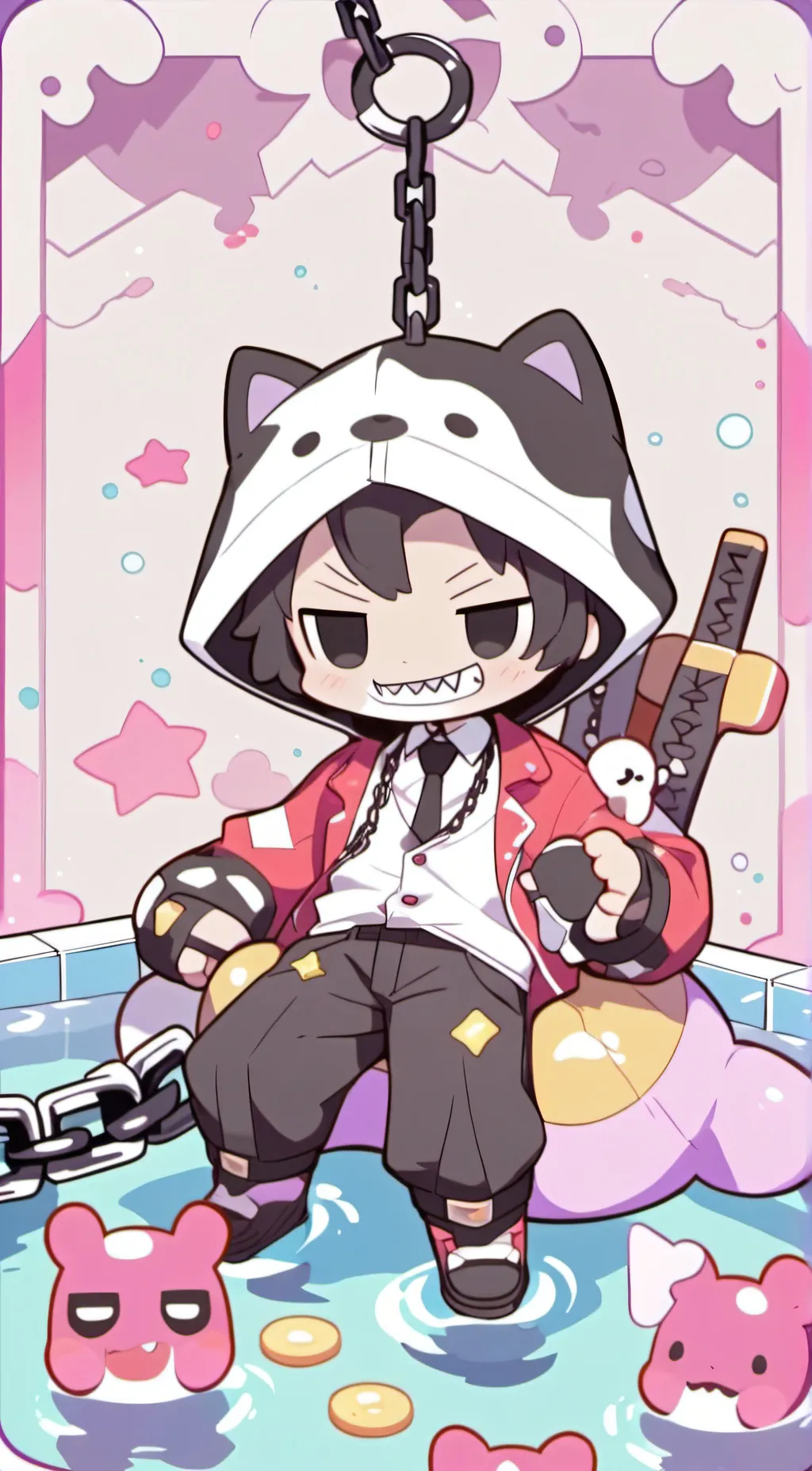 ai character: Chainsfr  background