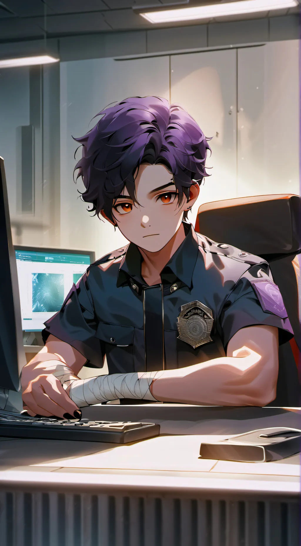 ai character: Michael afton background