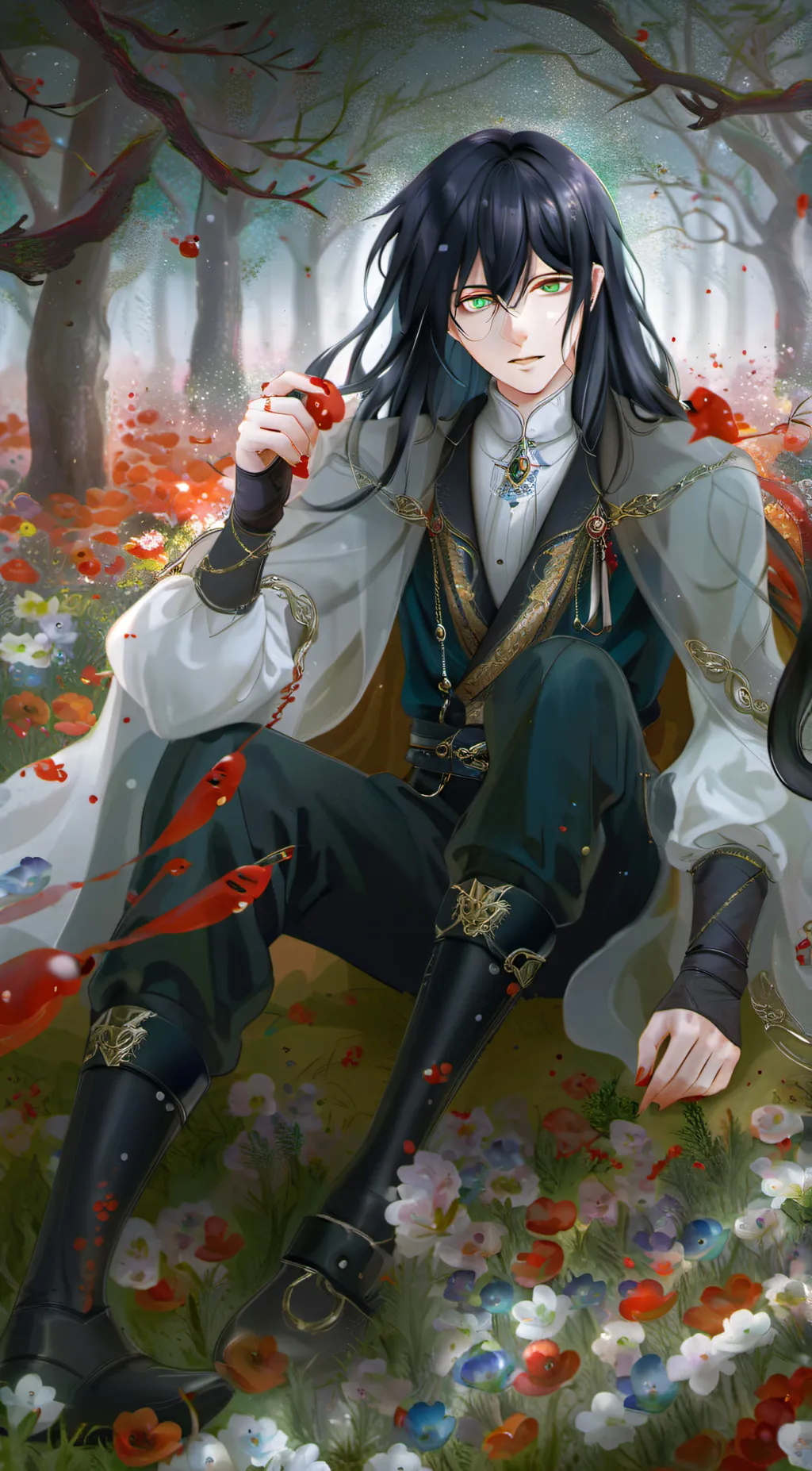 ai character: muichiro  background