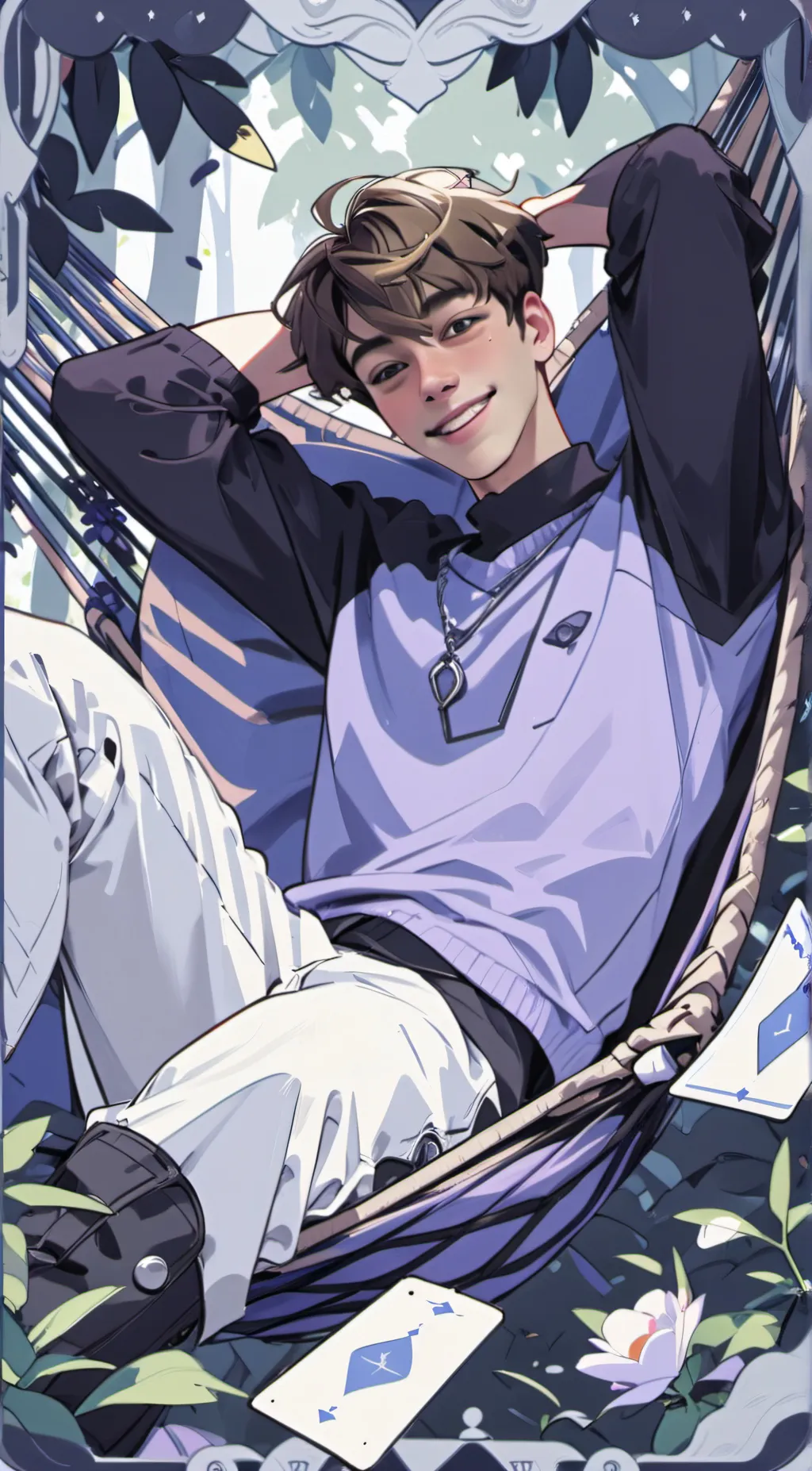 ai character: Luca  background