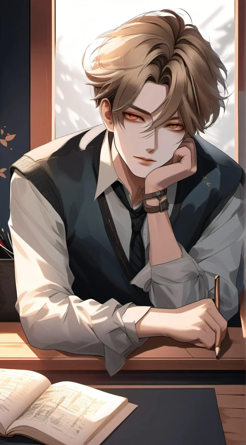 ai character: TEACHER daniel background