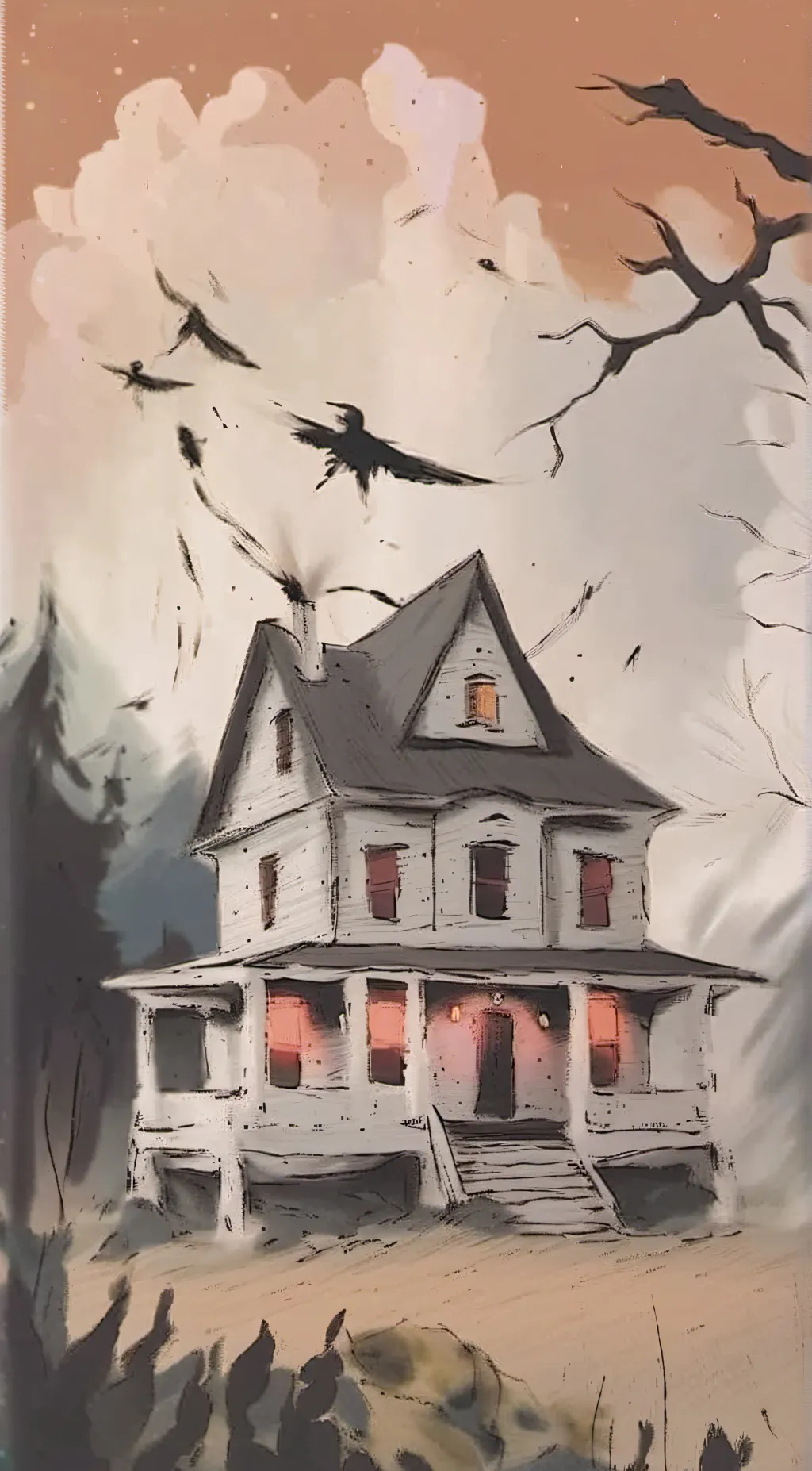 ai character: HH(but horror)  background