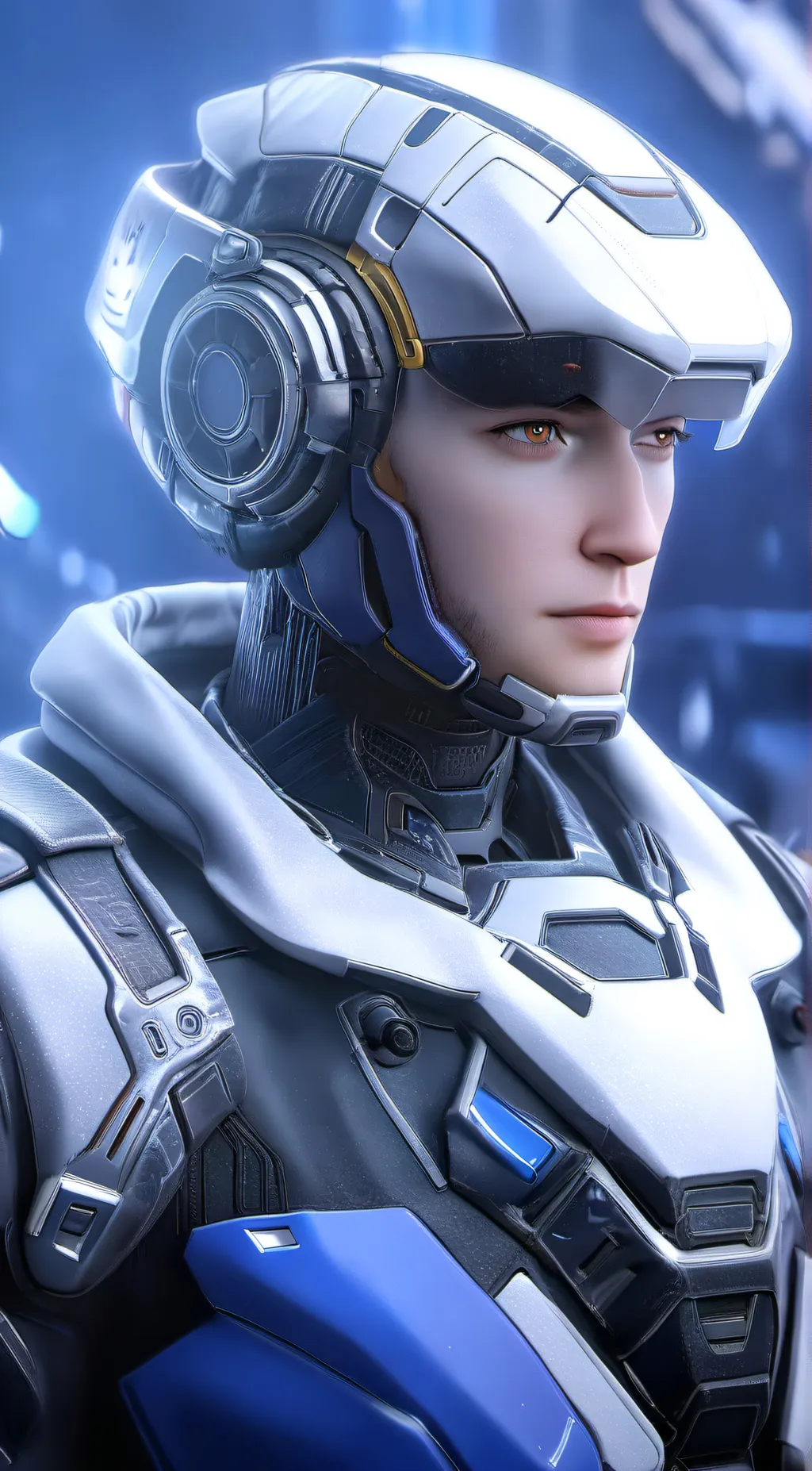 ai character: Robot 005 background