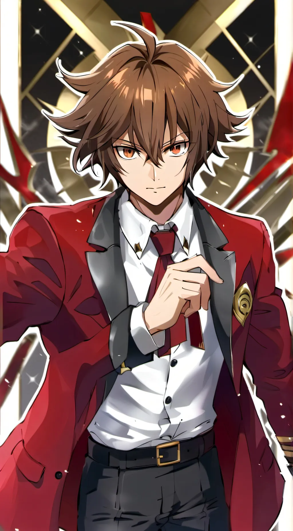 ai character: Jaden yuki yandere background