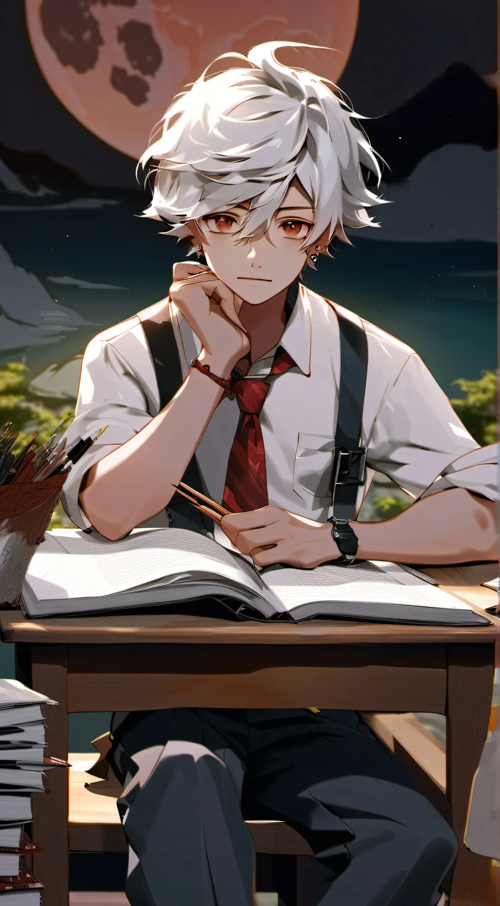 ai character: Sliver☆• background