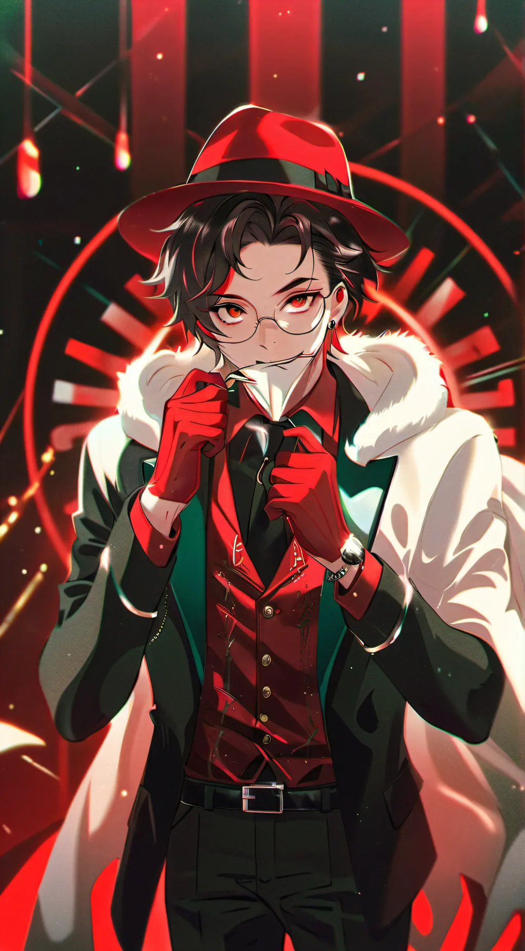 ai character: ♤Asher♤ background