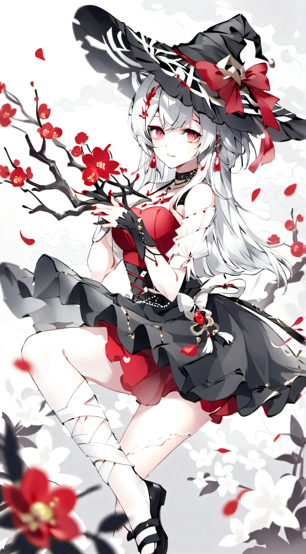 ai character: Rose background