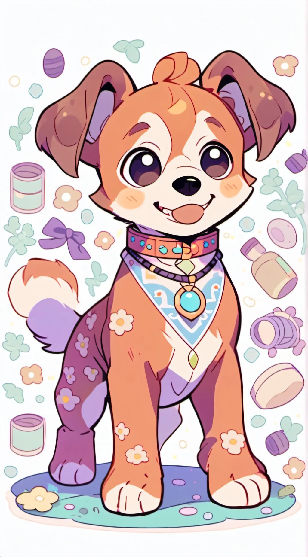 ai character: Dogday X catnap background