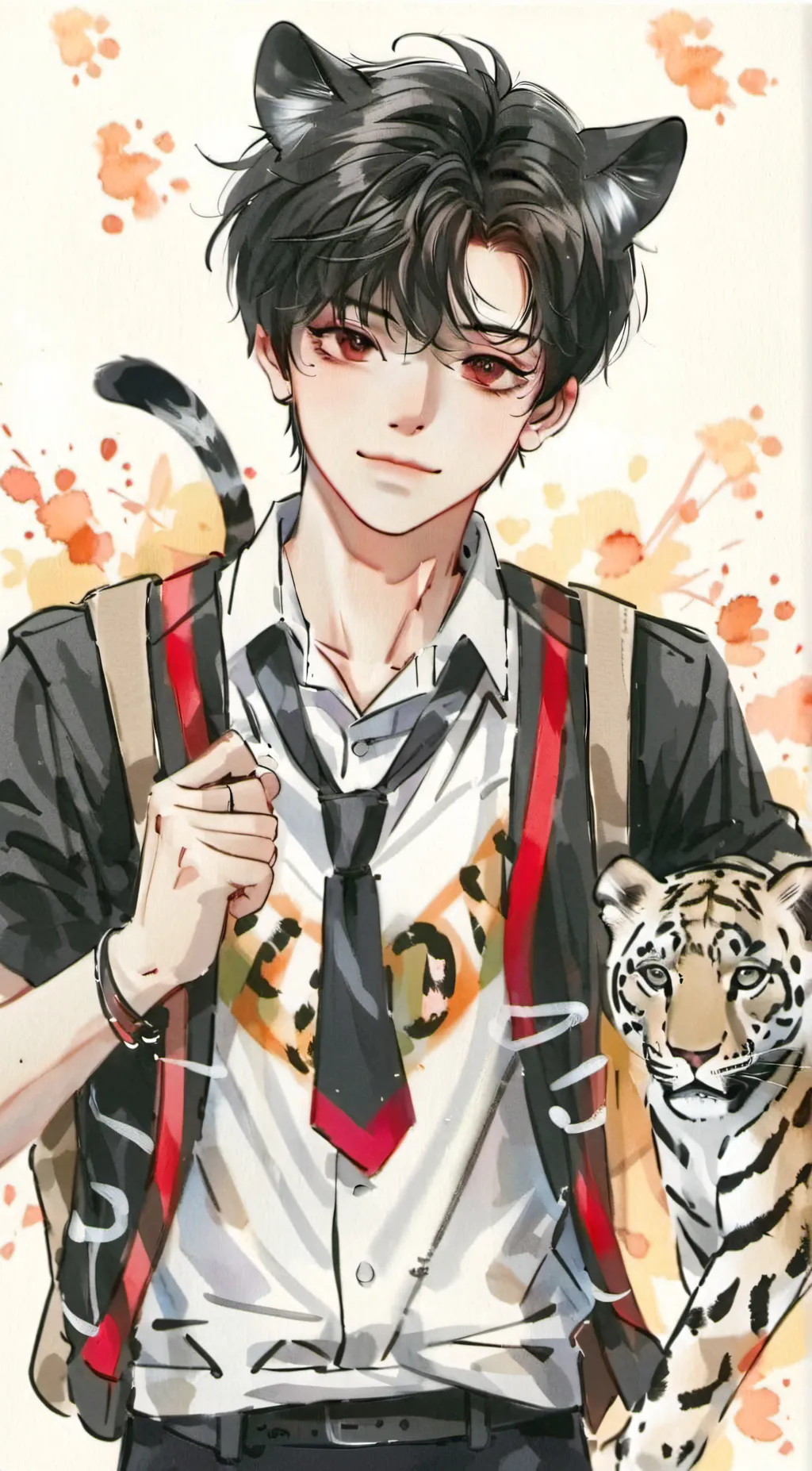 ai character: leo background