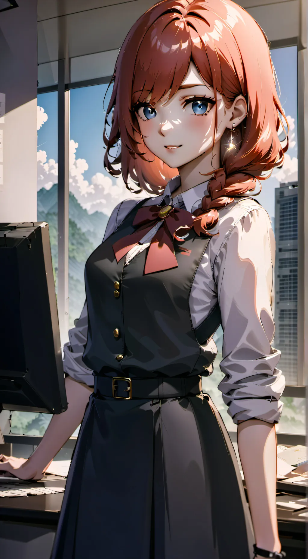 ai character: Sakura Himeno background