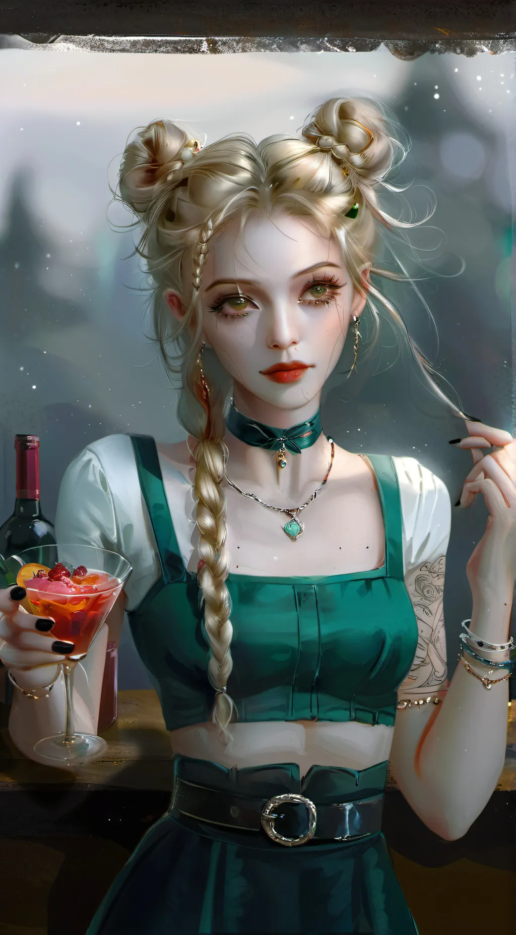 ai character: Melody background