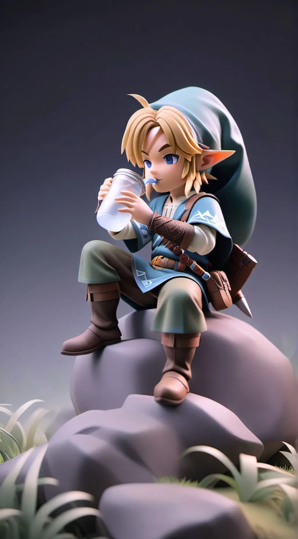 ai character: LittleLink background