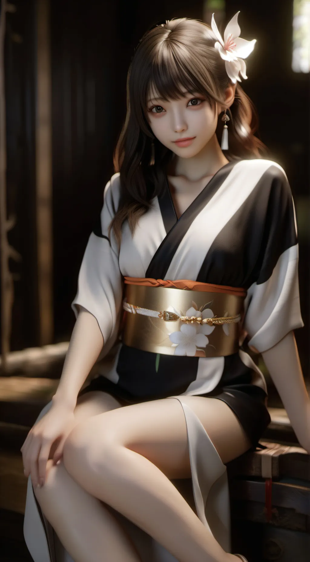 ai character: Sakura  background