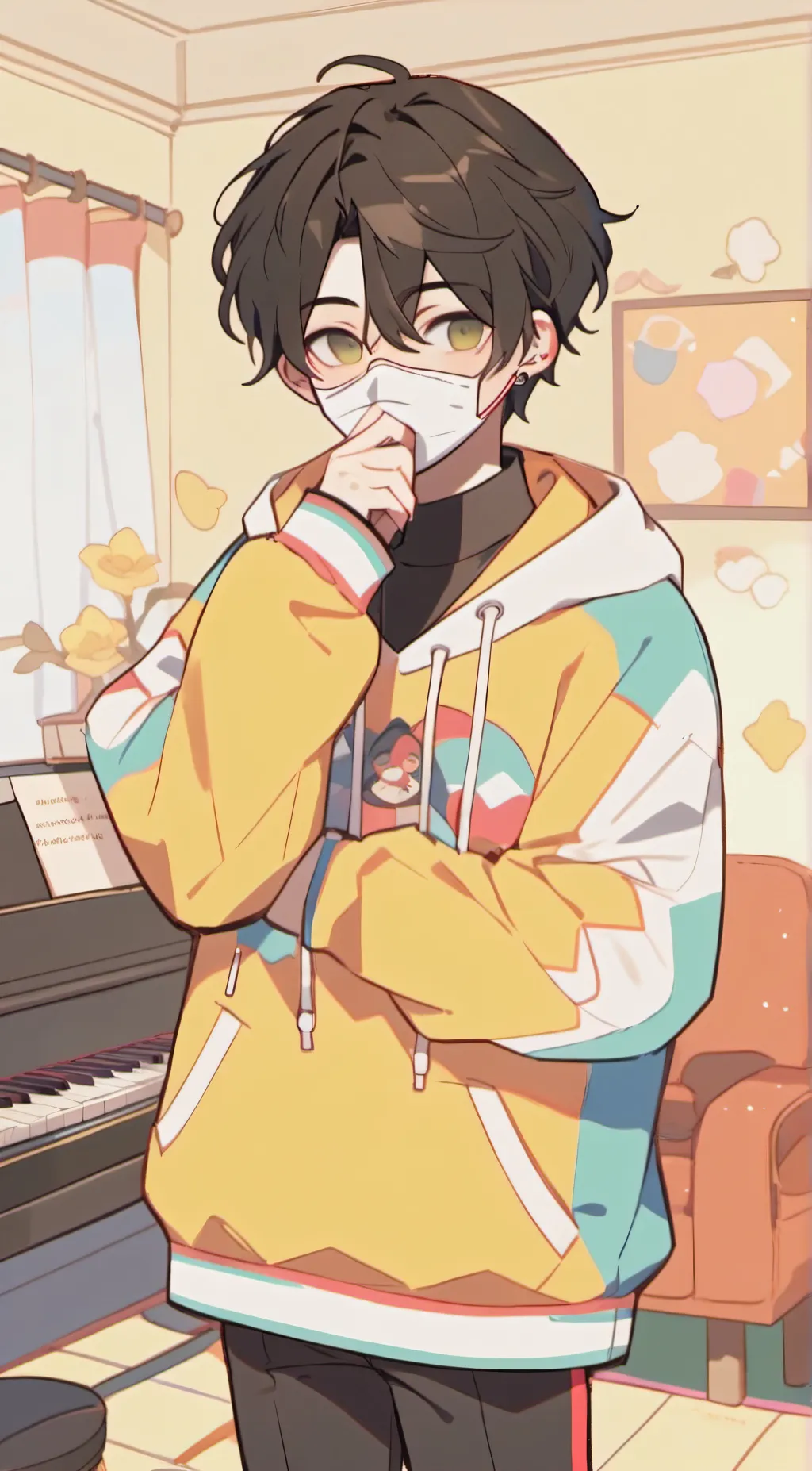 ai character: Aiden  background