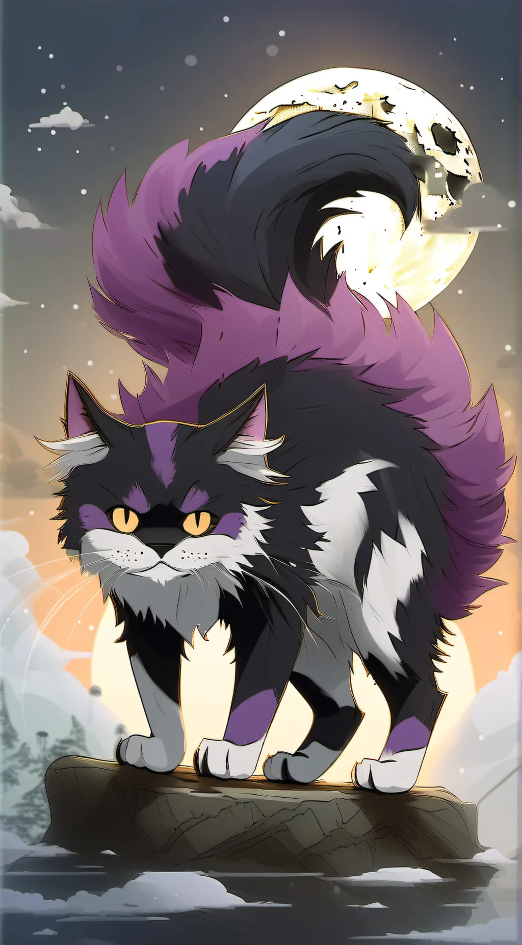 ai character: Monster catnap  background