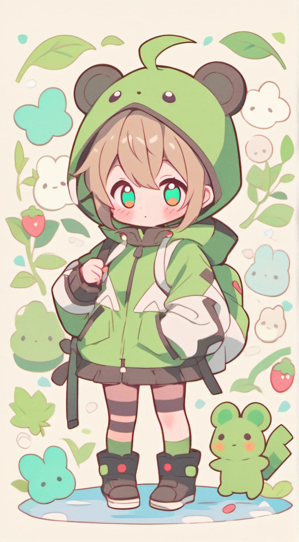 ai character: chi chi  background