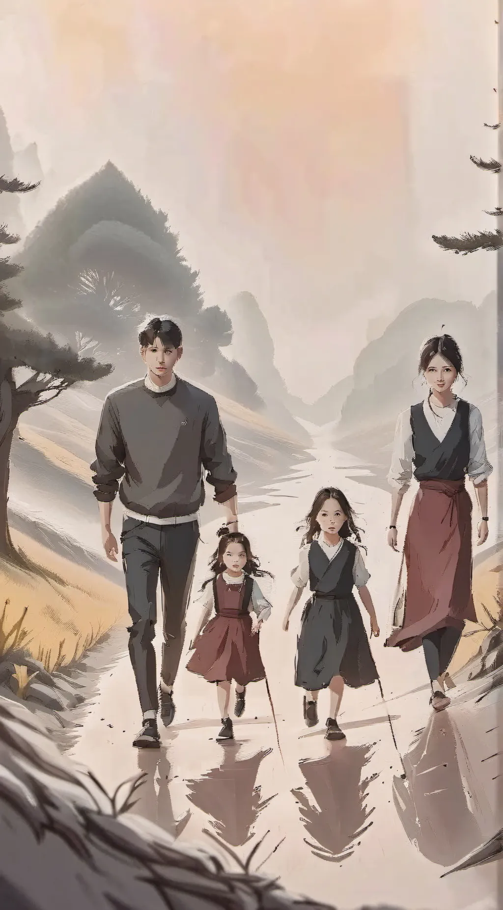 ai character: Family idk background