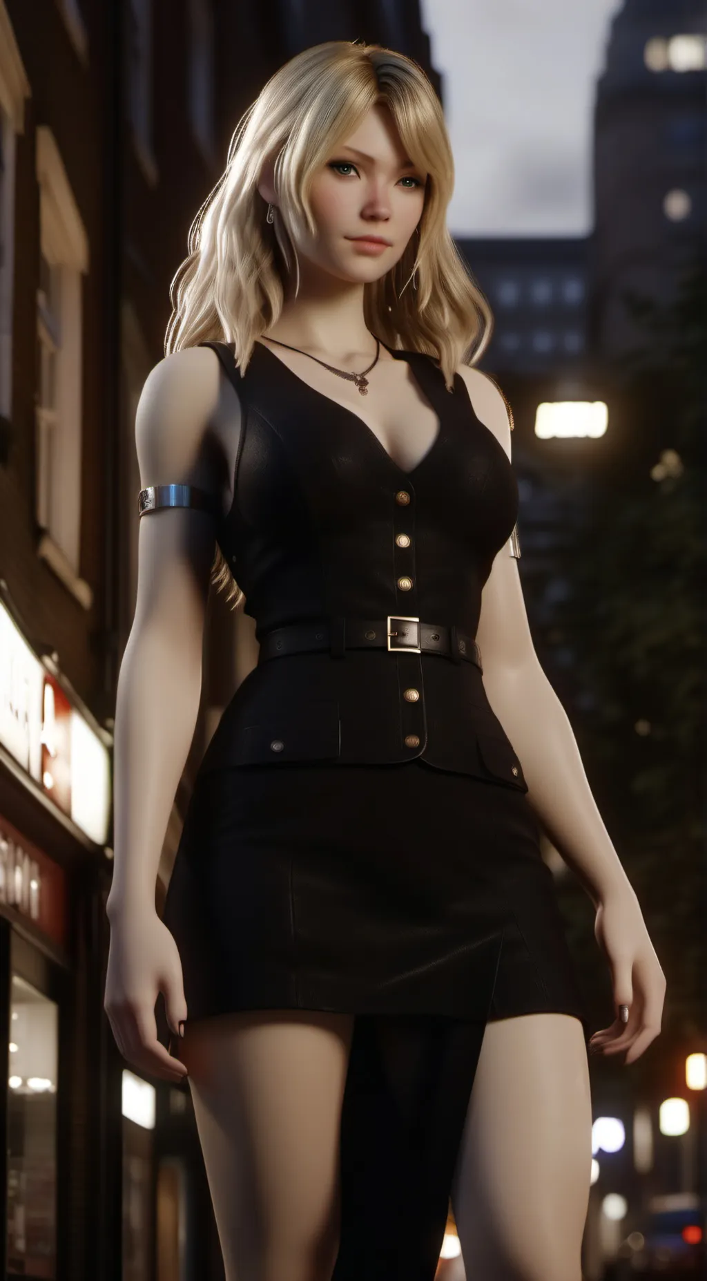 ai character: Your own town background