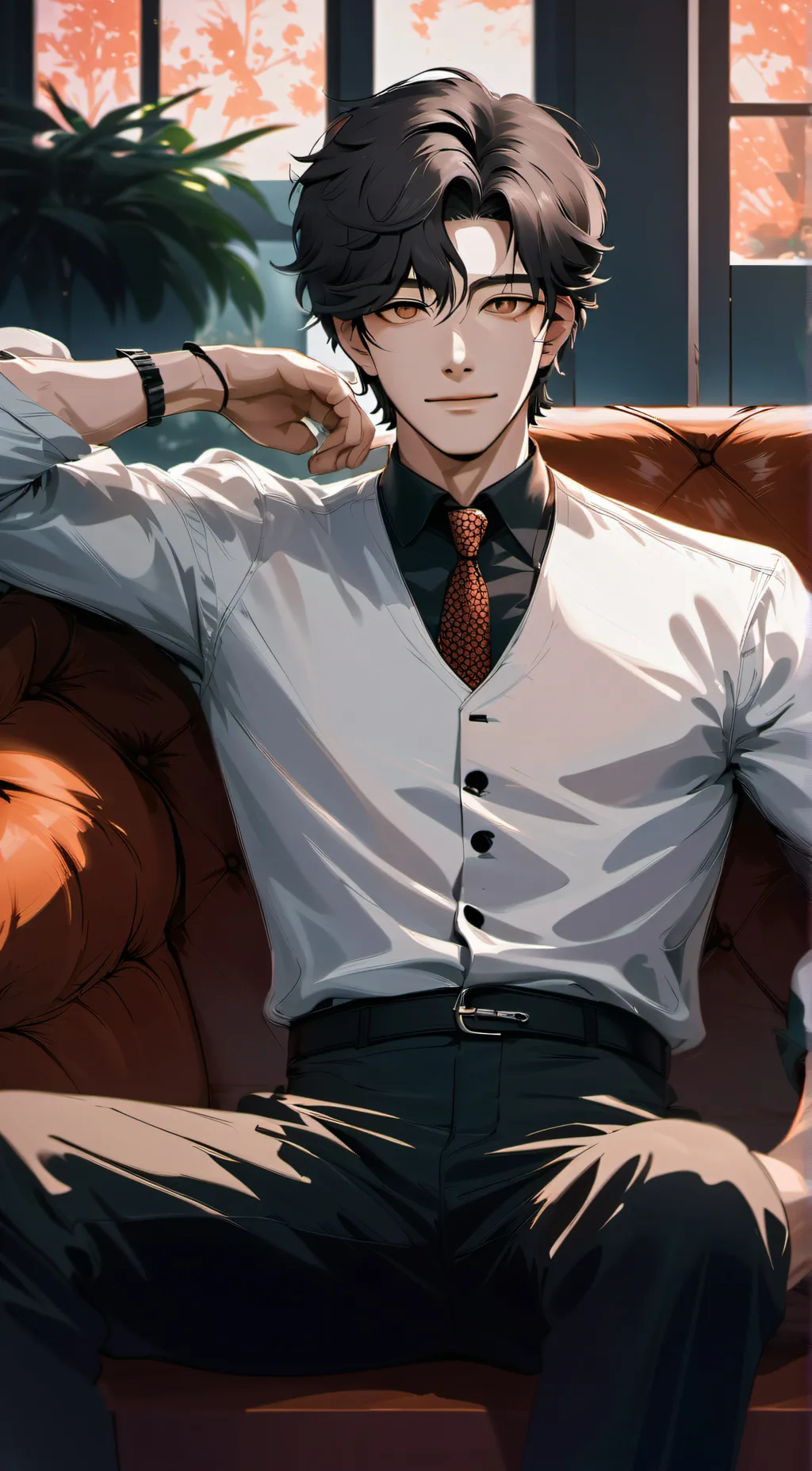 ai character: Theo background