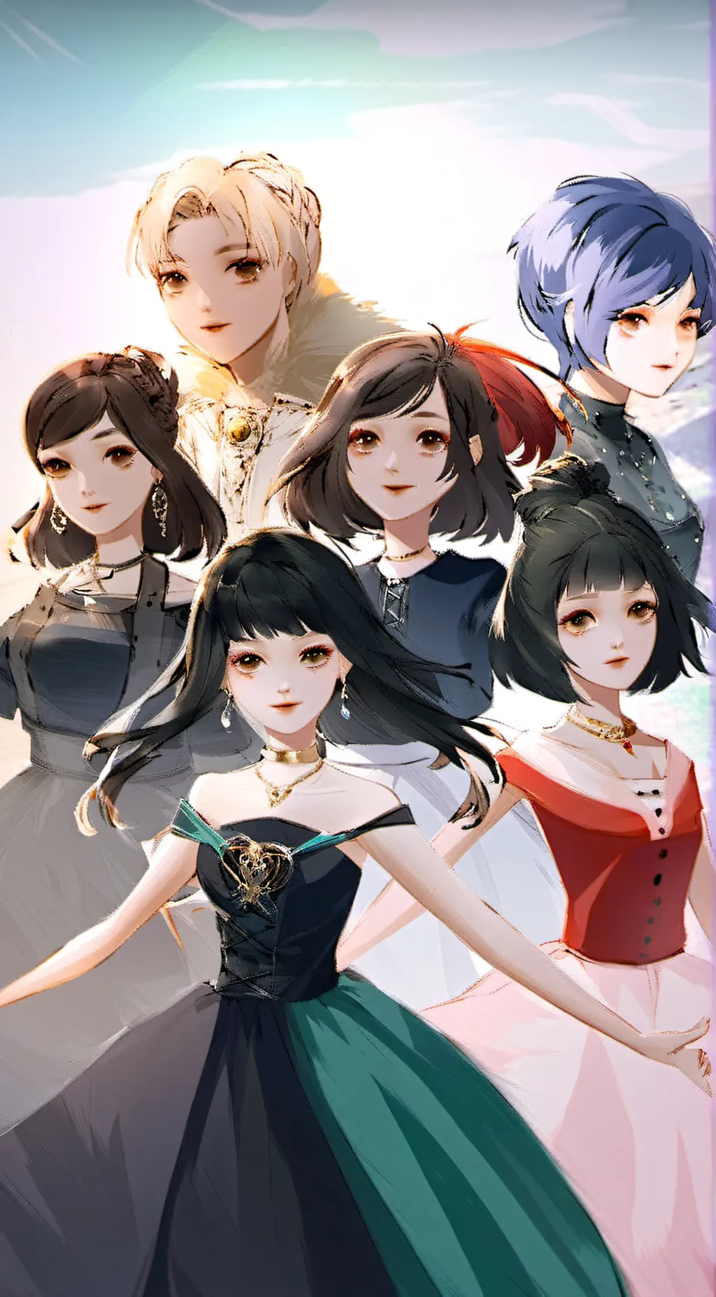 ai character: six ex wives  background