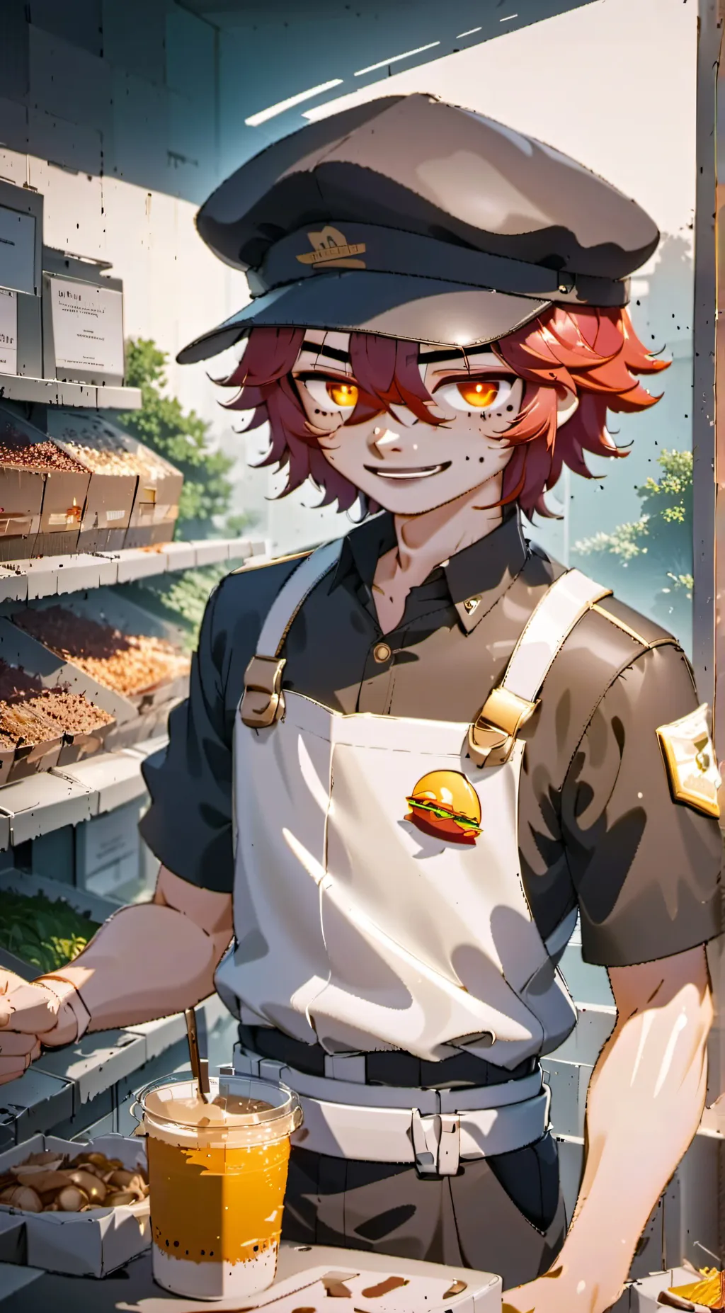 ai character: Zach background