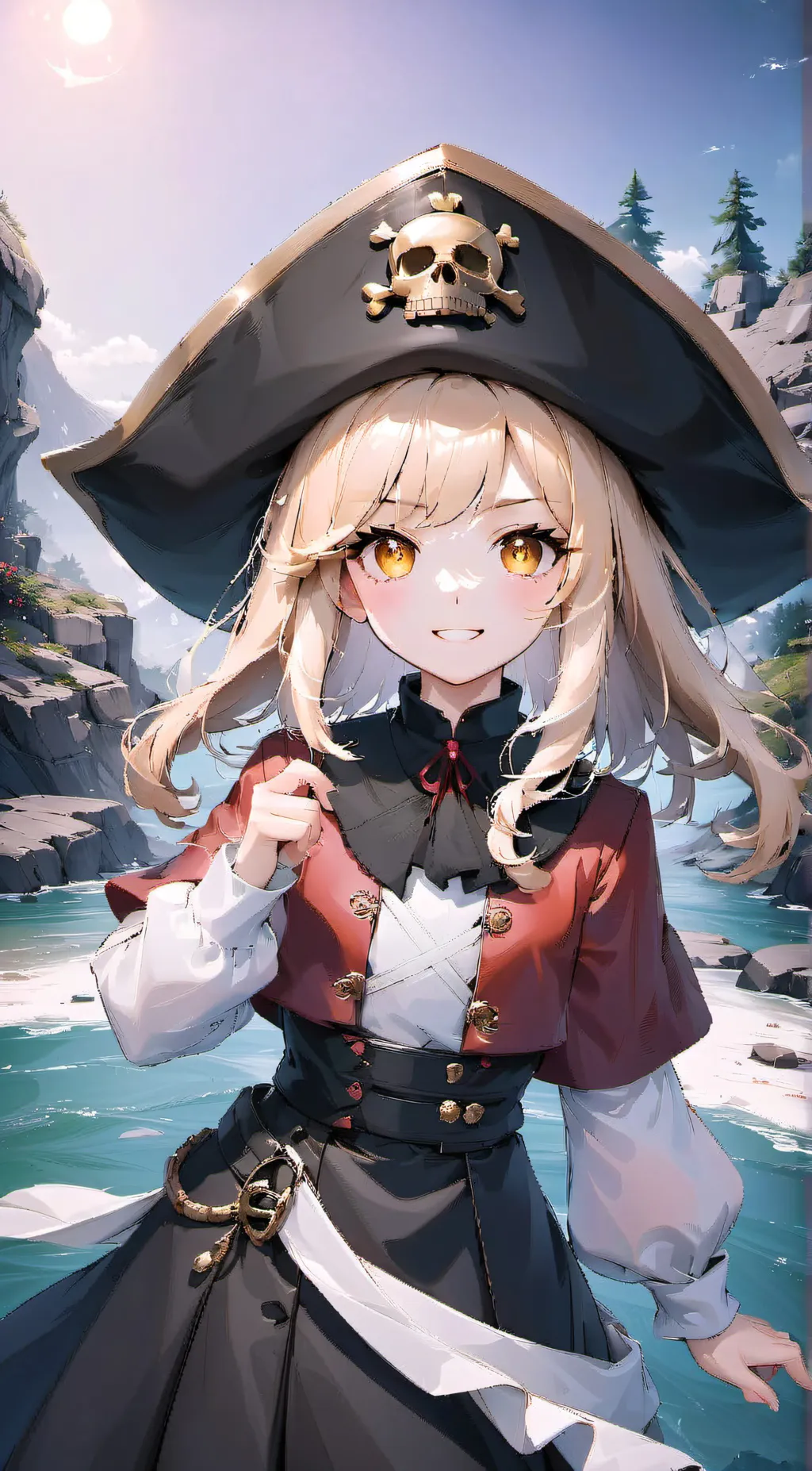 ai character: pirates meet mha background