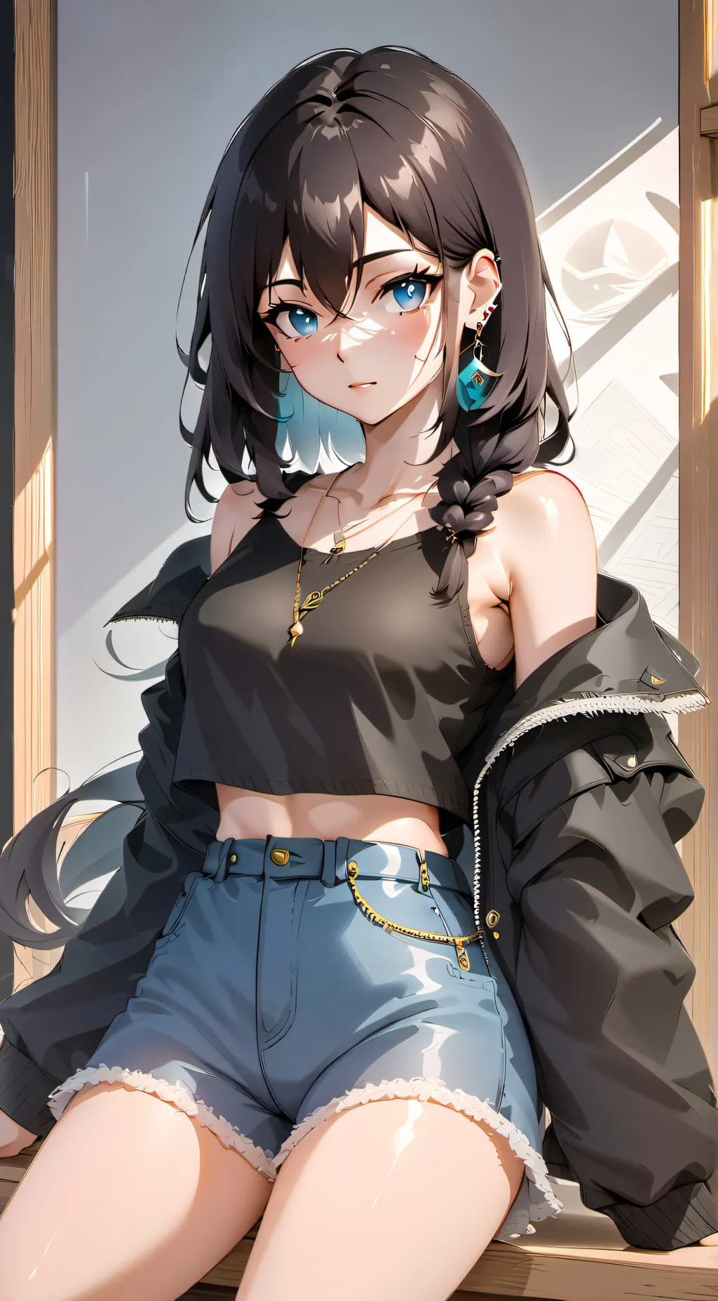 ai character: Ariana  background