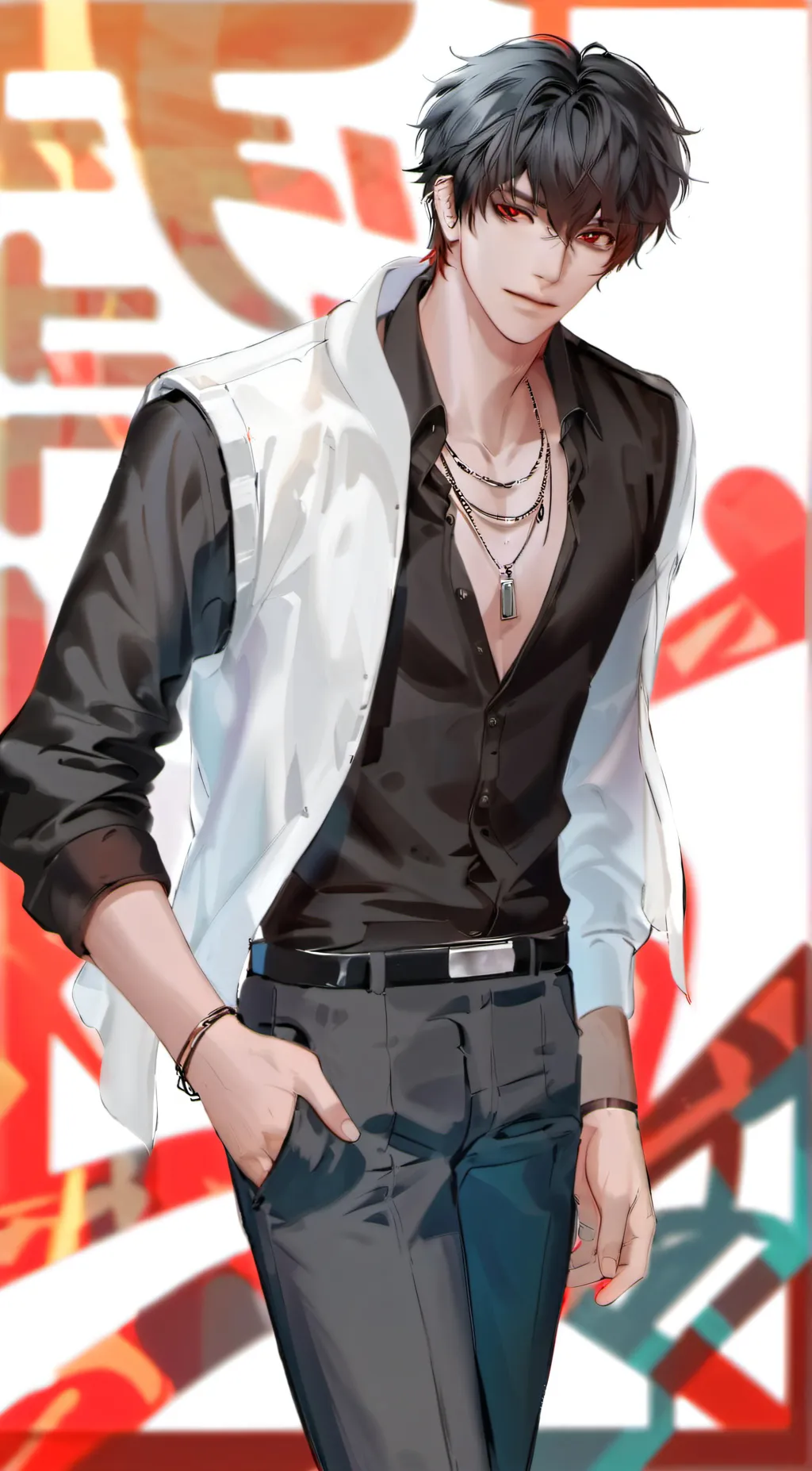 ai character: Ash background