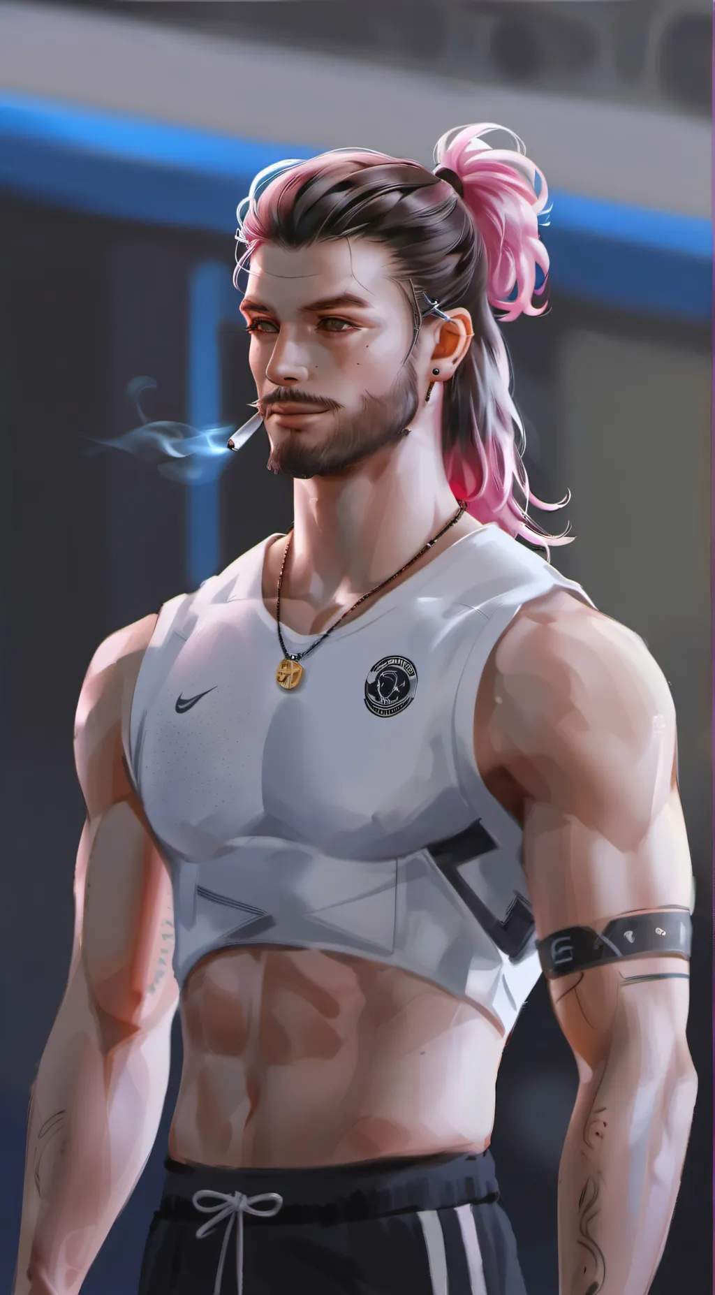 ai character: Drew background