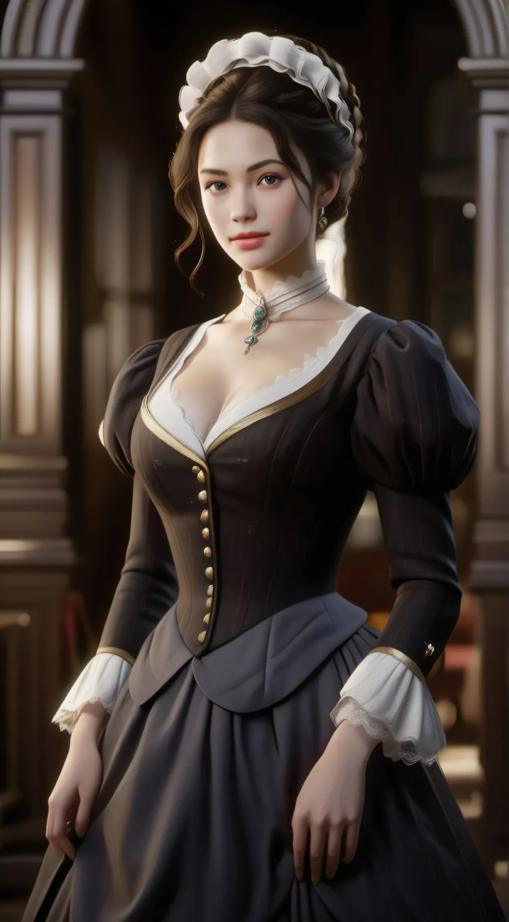 ai character: Rose background