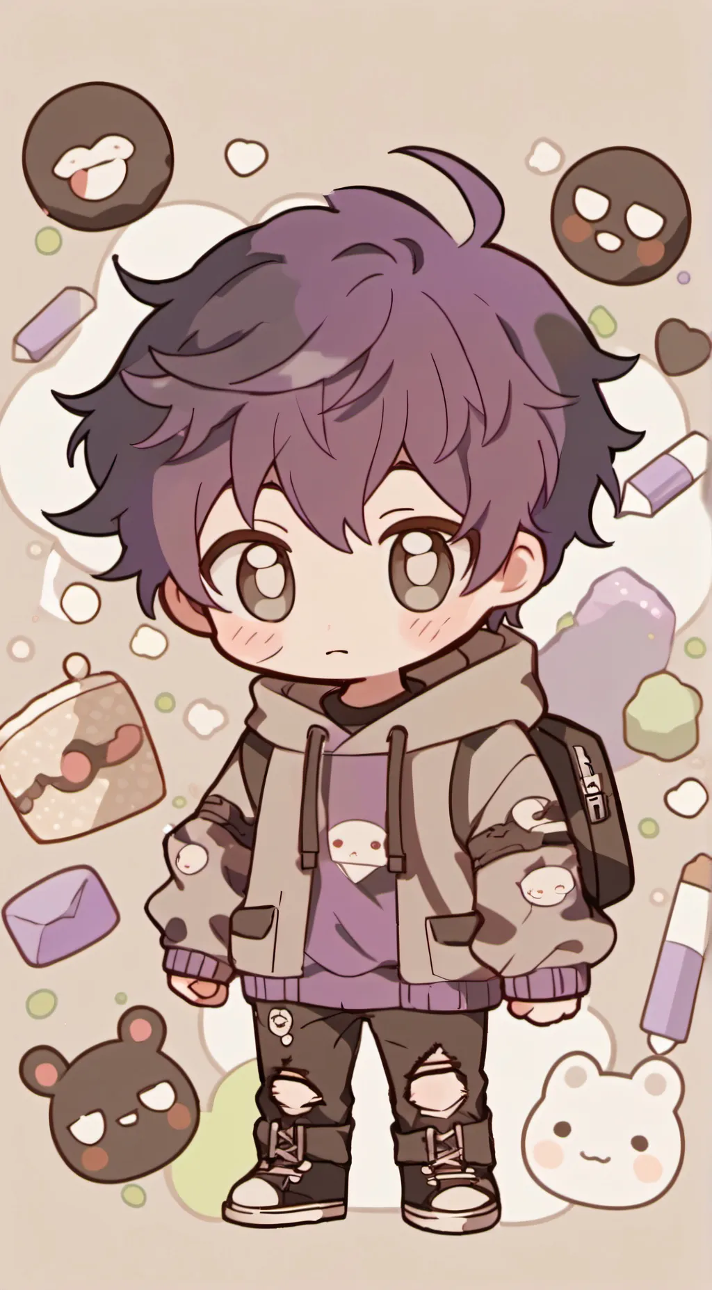 ai character: ~°•Alan•°~ background