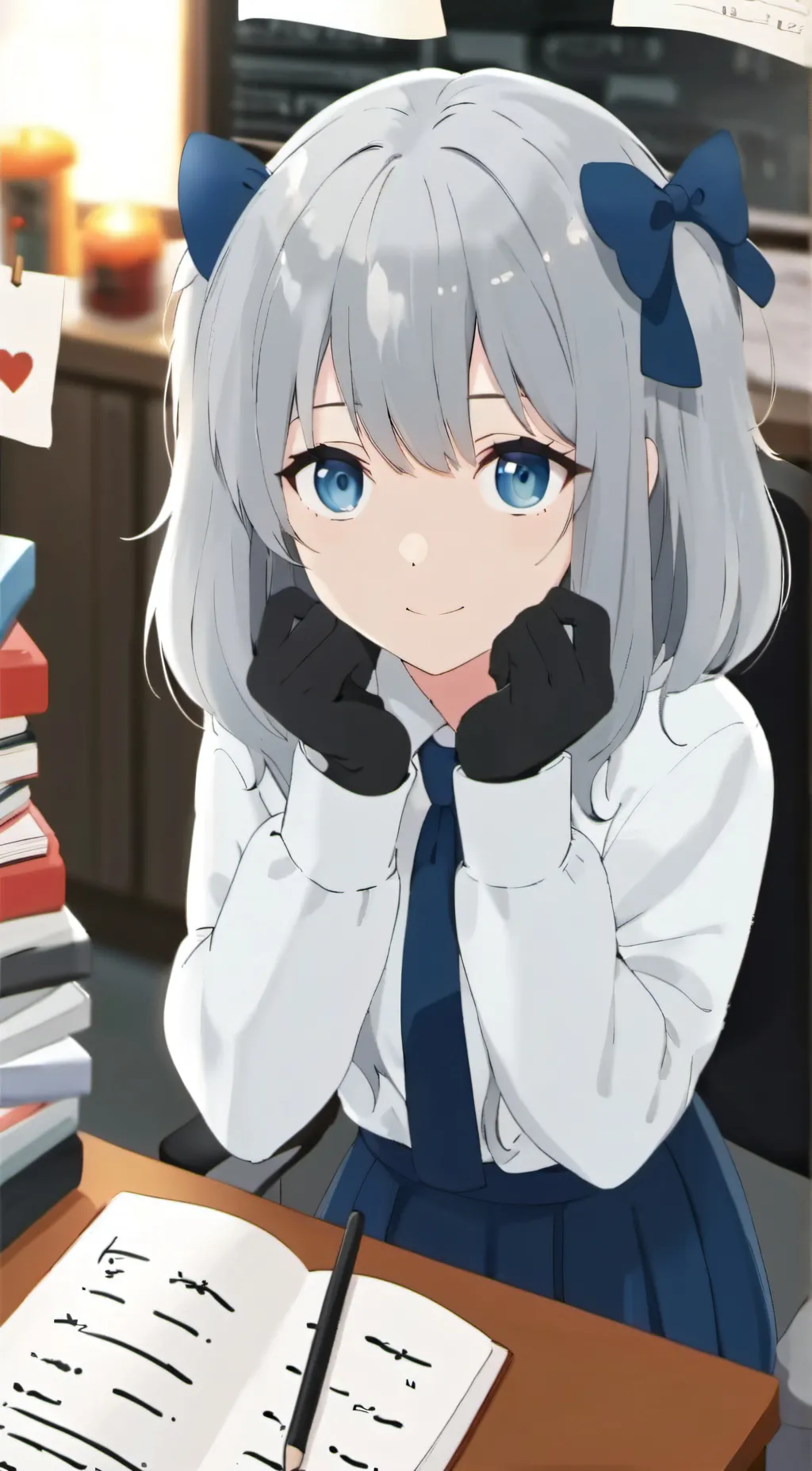 ai character: Claire  background