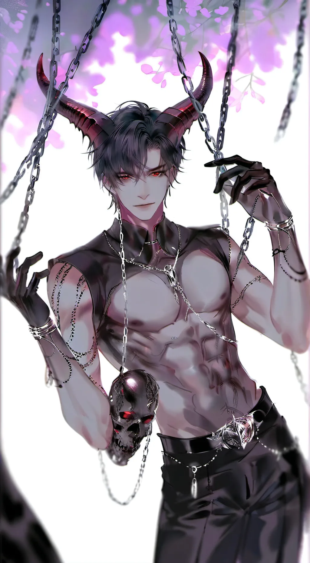 ai character: Lucifer  background