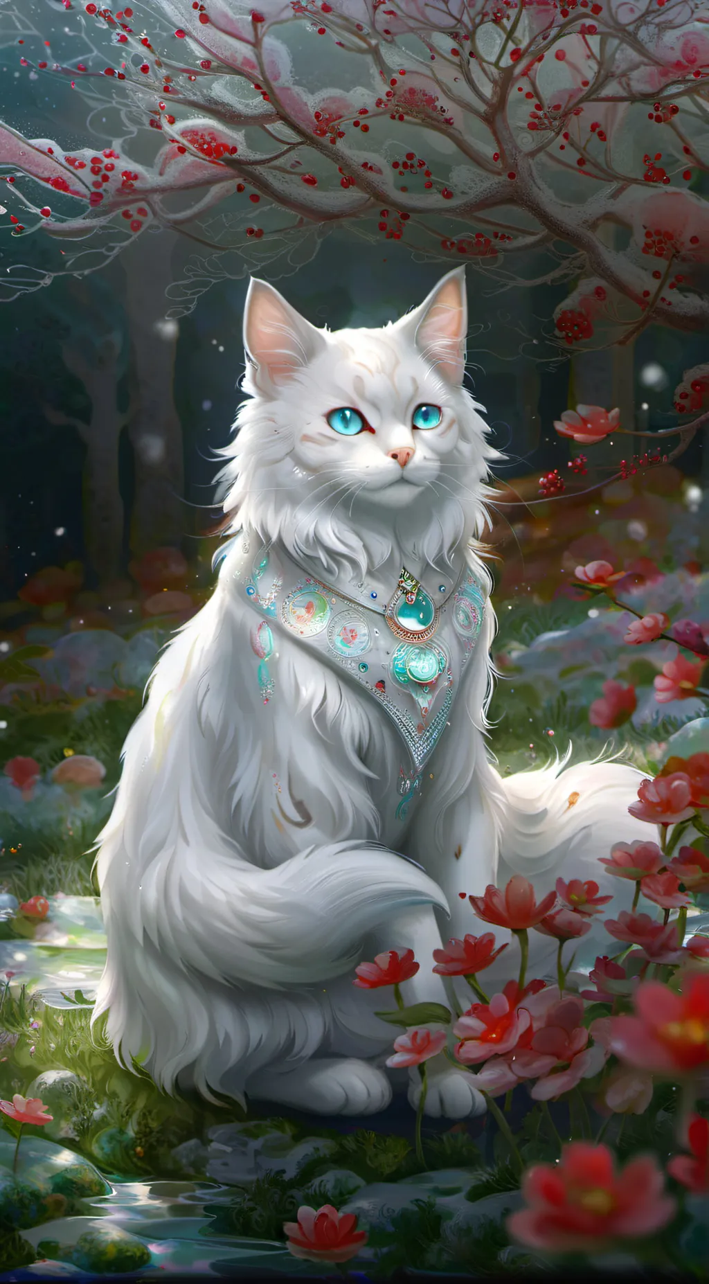 ai character: your future cat background