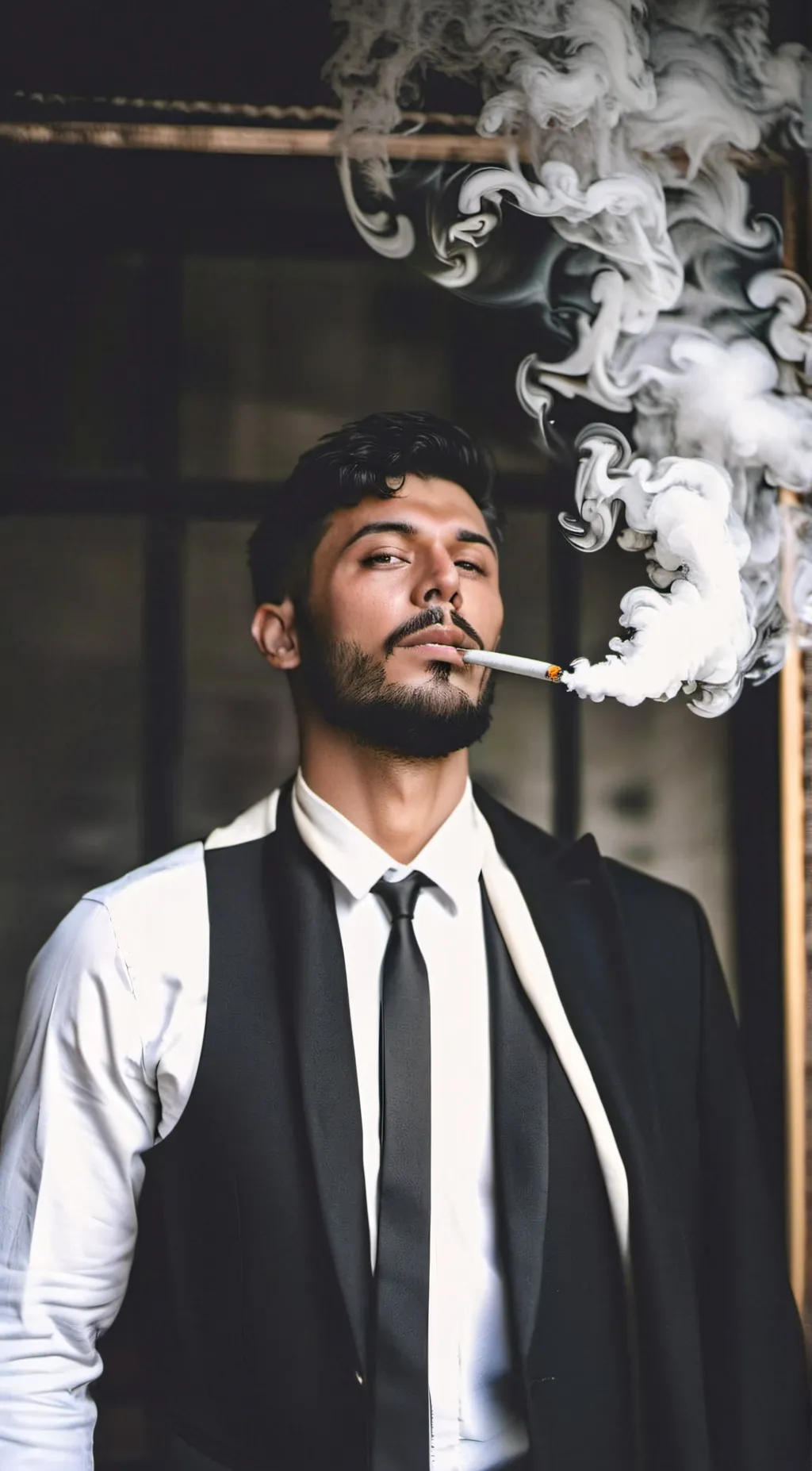 ai character: Vittorio Romano background