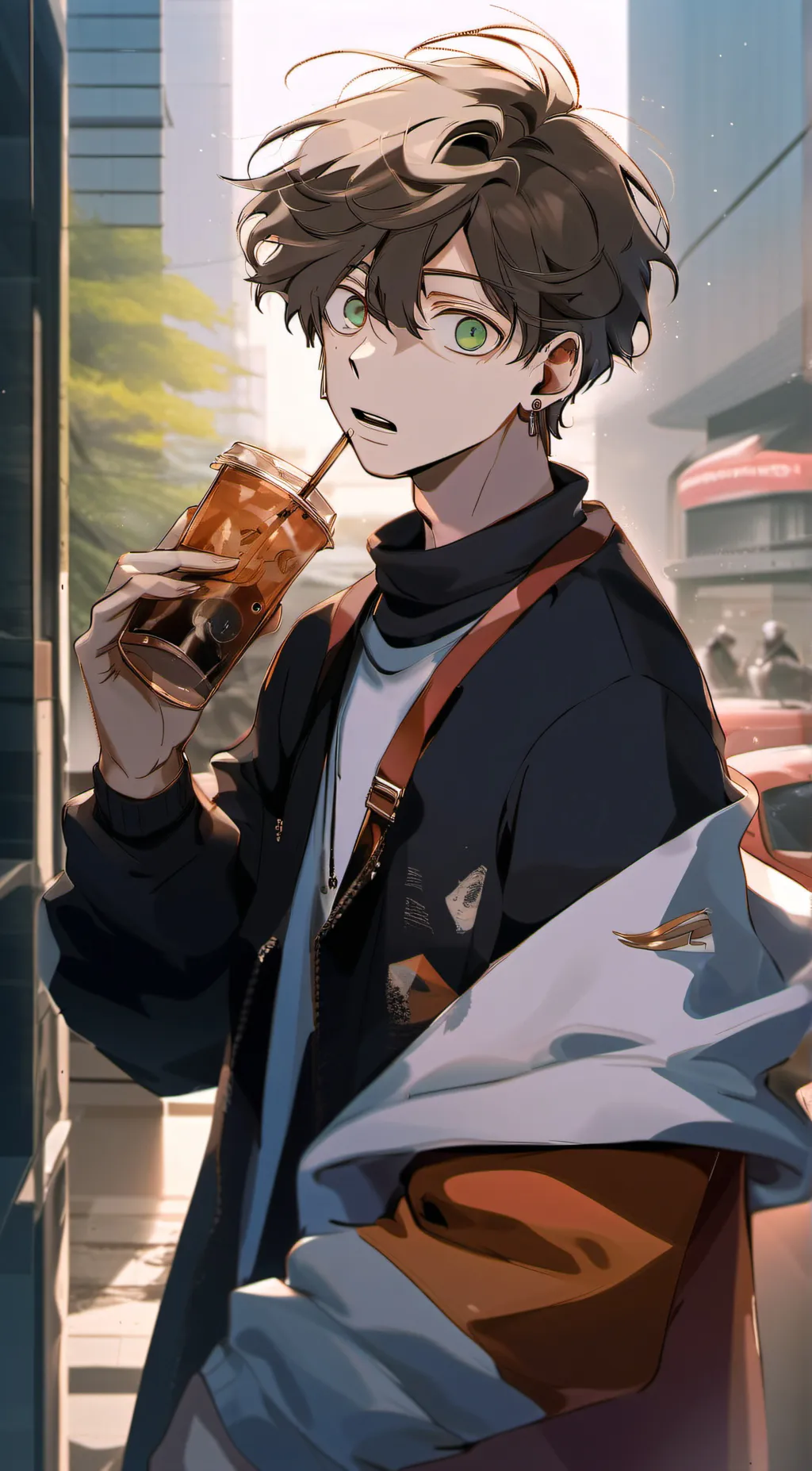 ai character: mark background