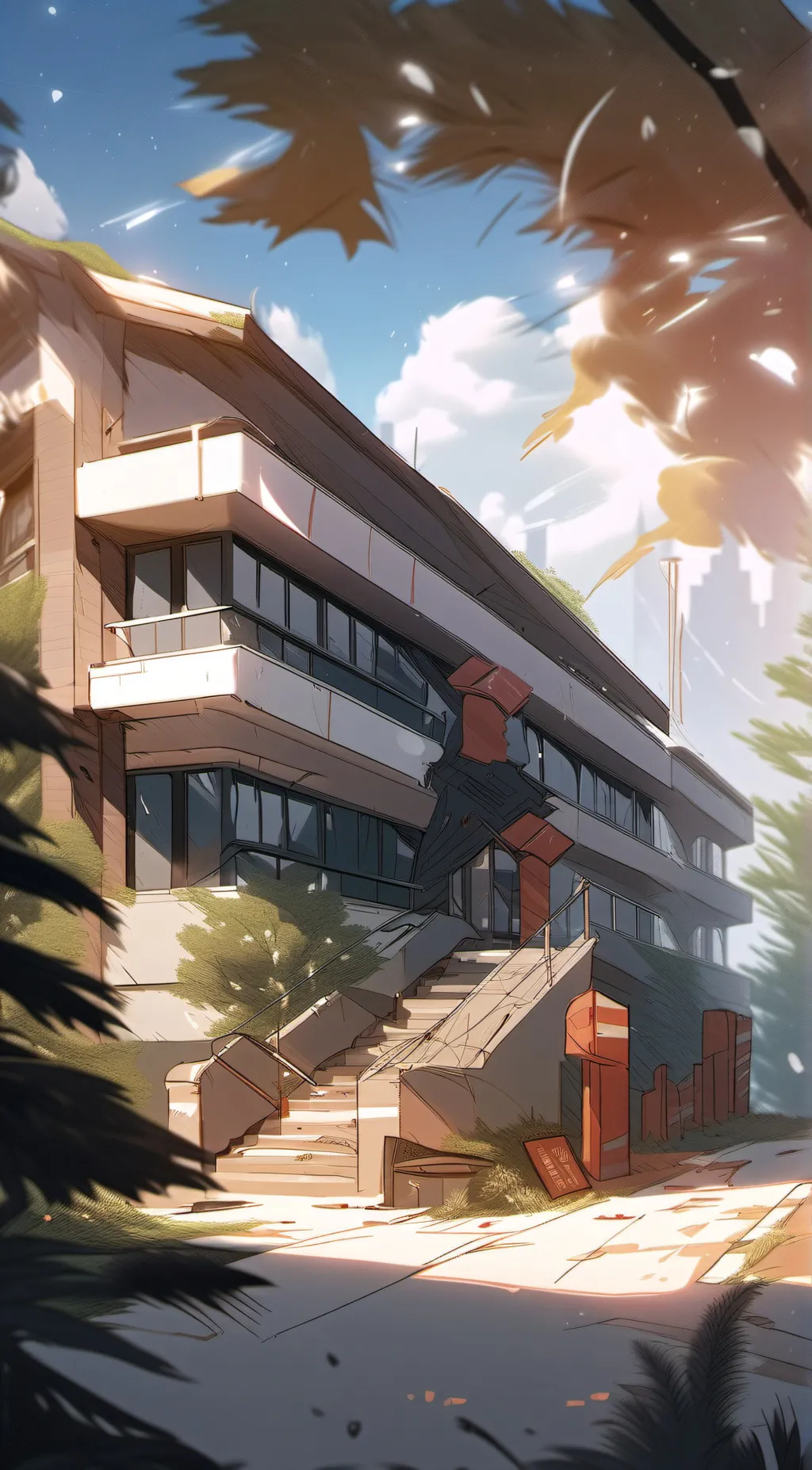 ai character: hood highschool  background