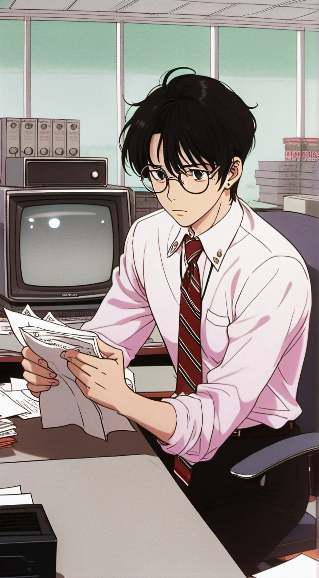 ai character: Kuro background