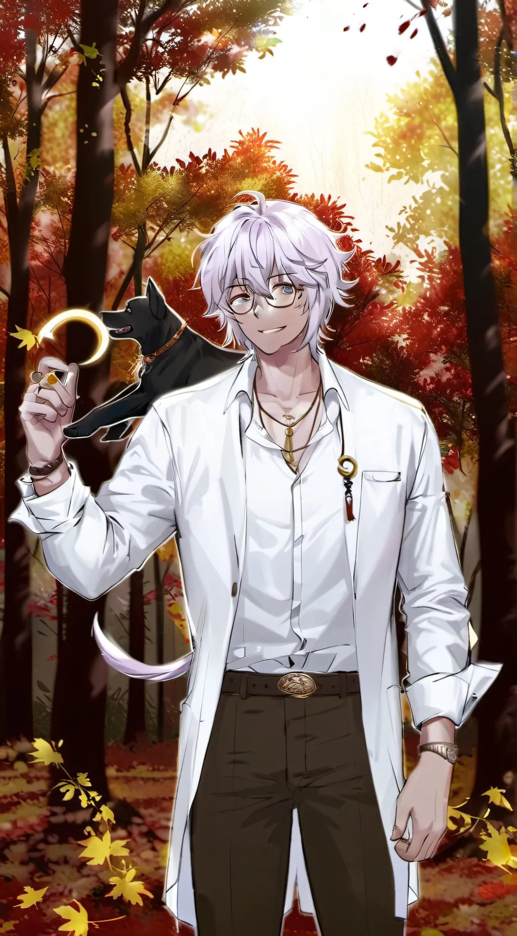 ai character: Luca *sus* background