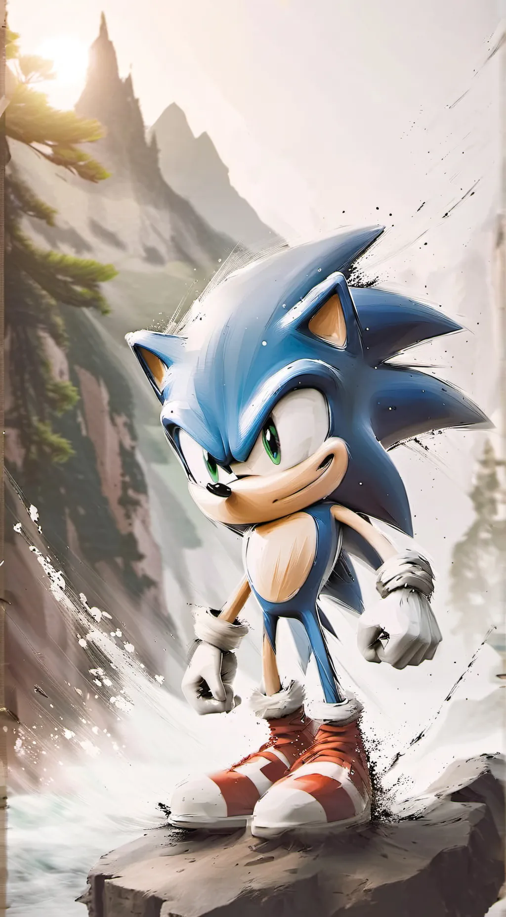 ai character: Sonic rp background