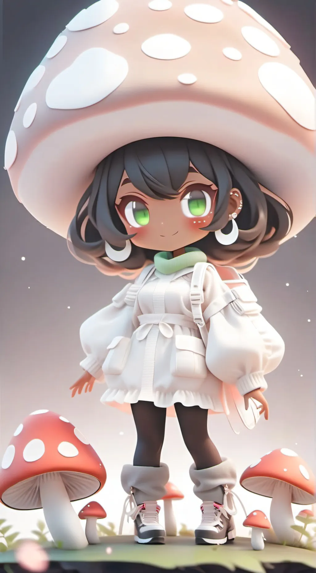 ai character: Crystal background