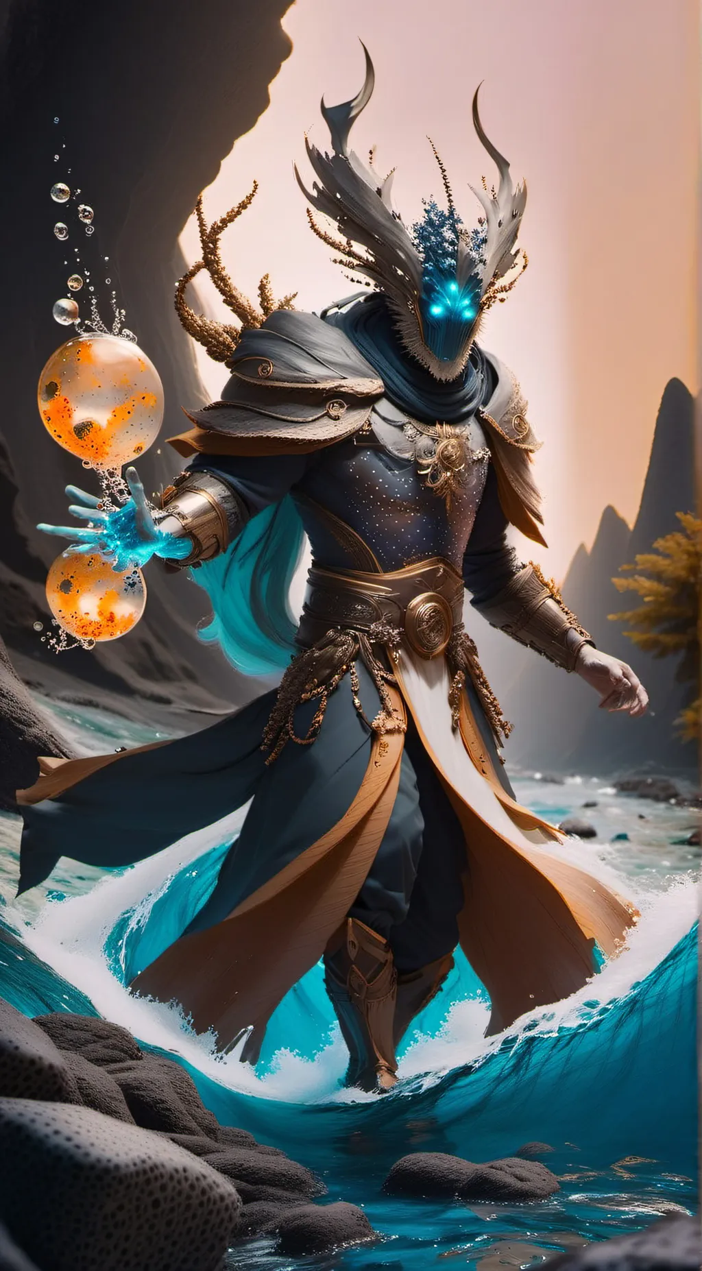 ai character: Zephyrus  background