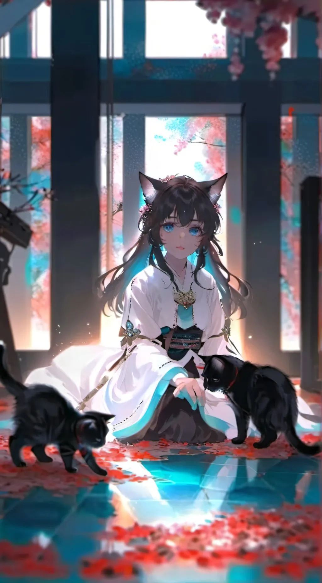 ai character: Kaori background