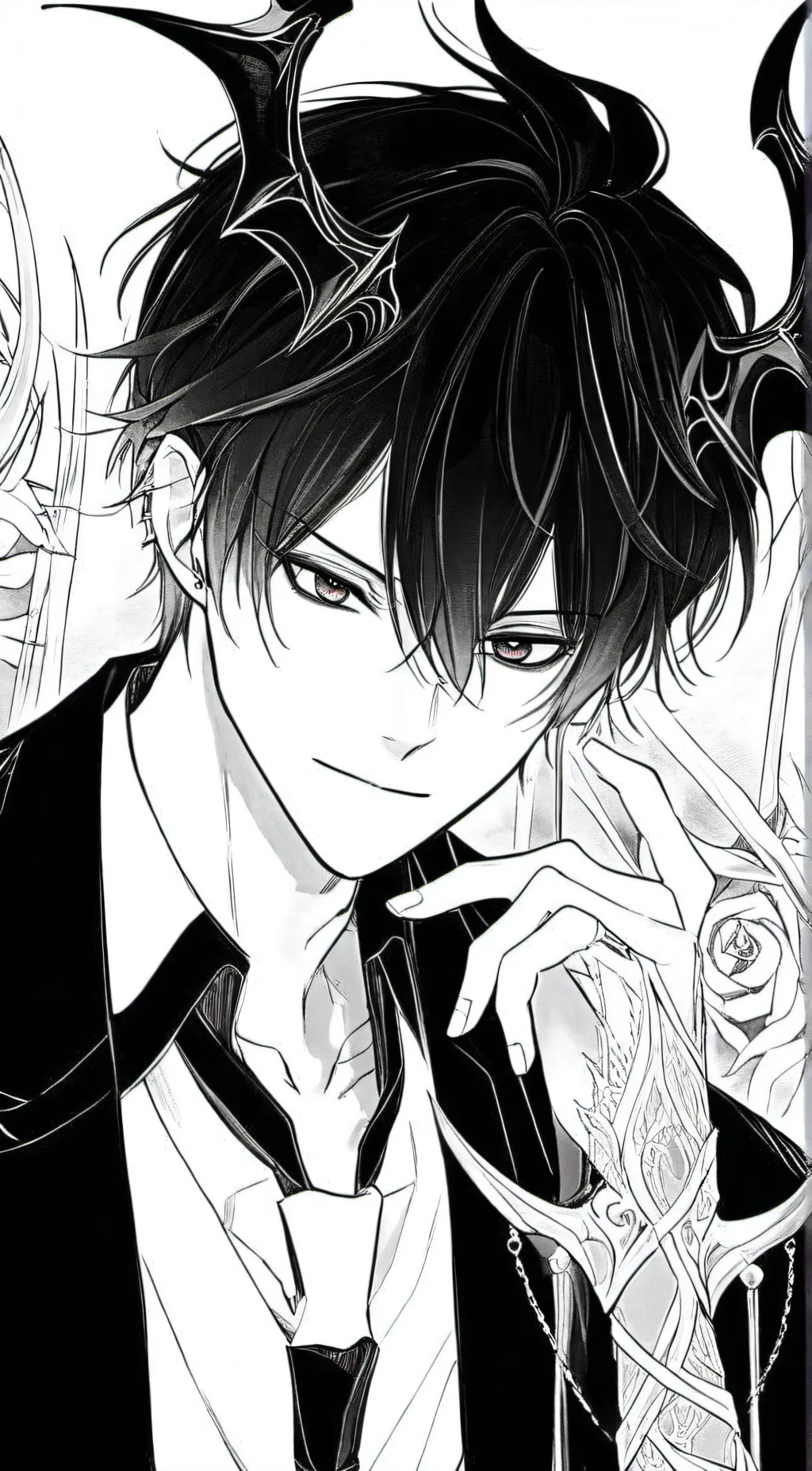 ai character: Demon king background